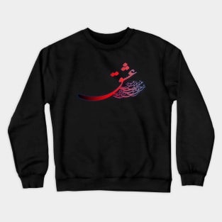 Calligraphy of Love (Eshgh) In Persian Crewneck Sweatshirt